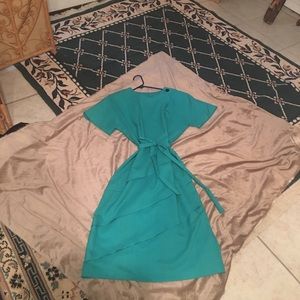 🔴ELEGANT Design Co DRESS-Turquoise Size 14